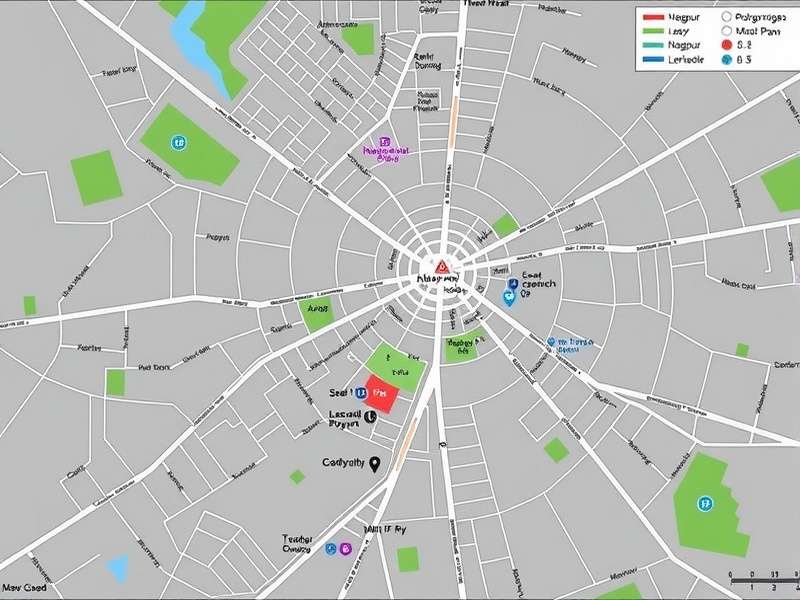 Nagpur Central Map in PUBGSupreme Ace